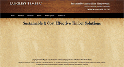 Desktop Screenshot of langleystimber.com